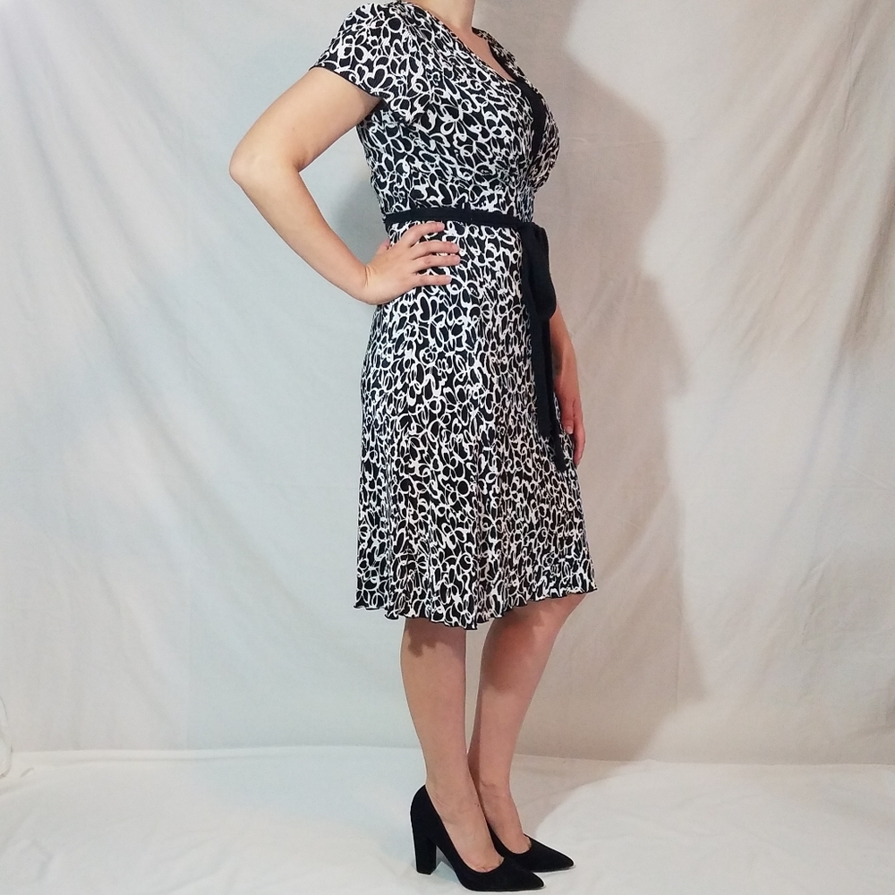 Beautiful woman's stretchy dress